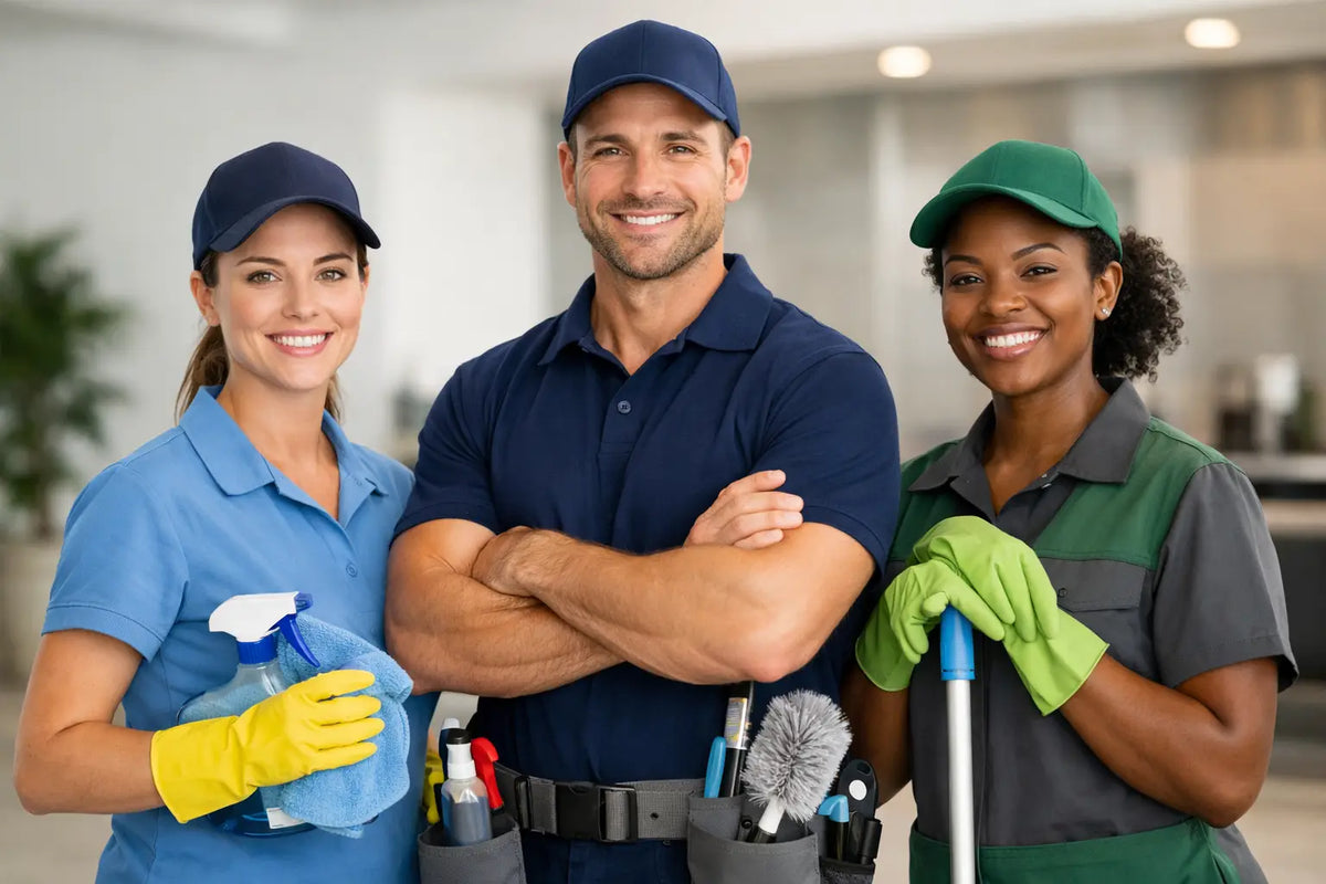 Uniforms for Cleaning Companies That Work Hard