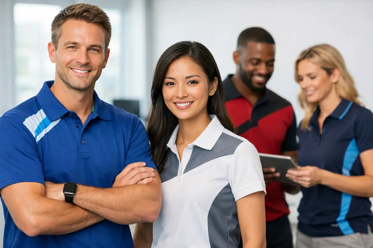 Printed Polo Shirts for Smarter Team Uniforms