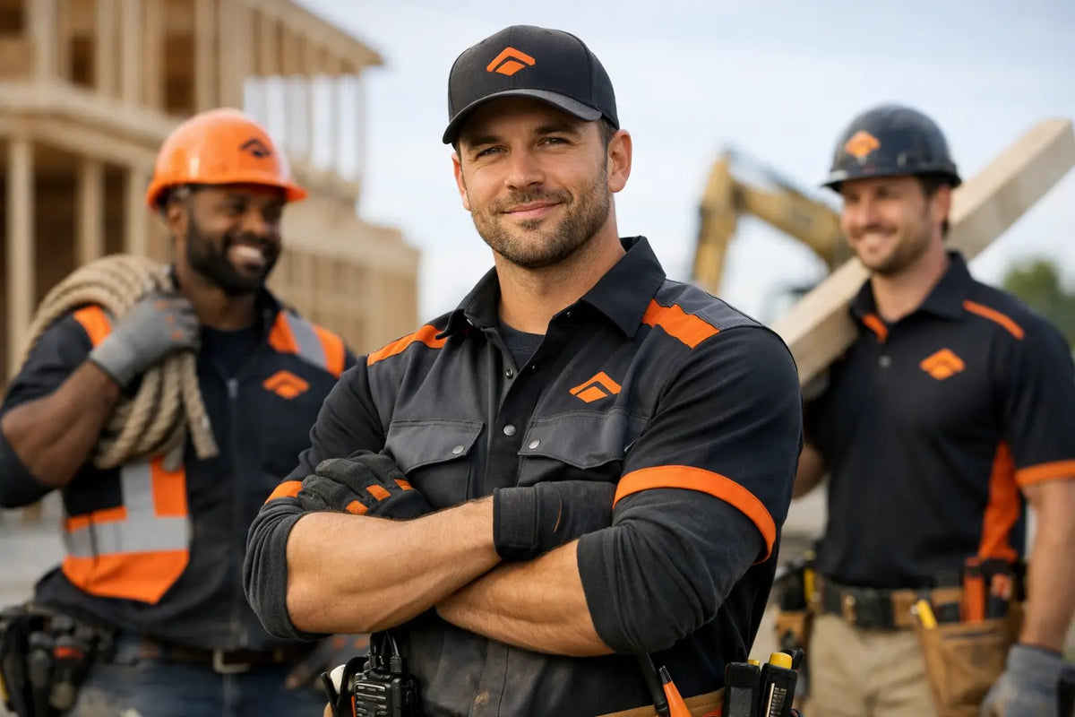 Branded Uniforms for Builders That Work Hard