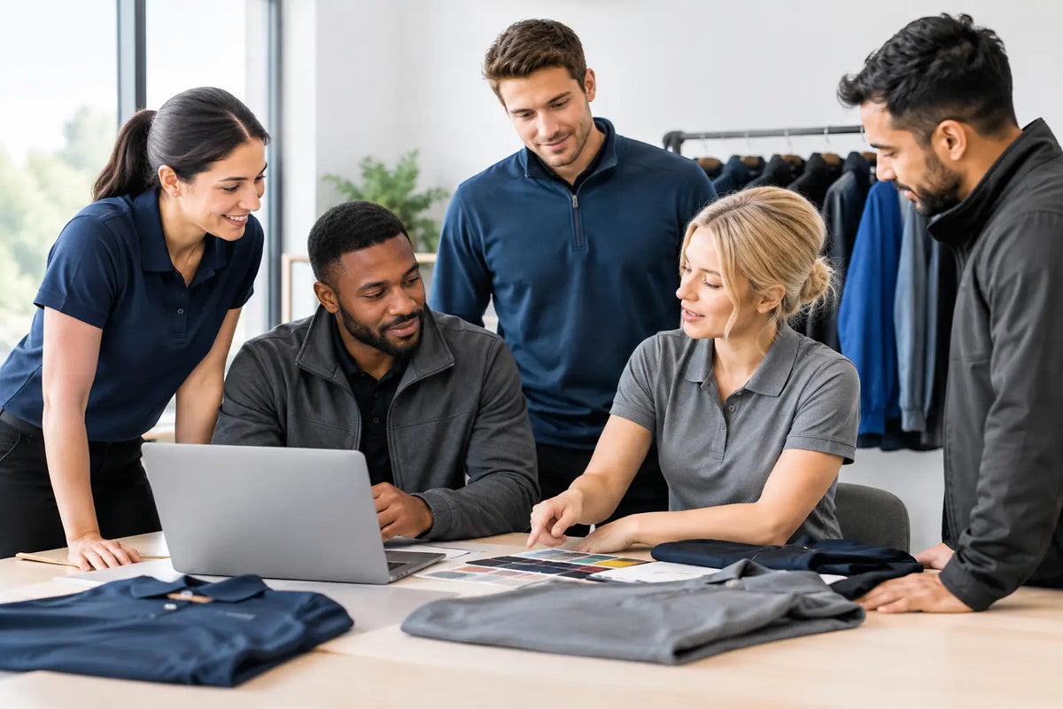 Team Sizing Guide for Branded Workwear Orders