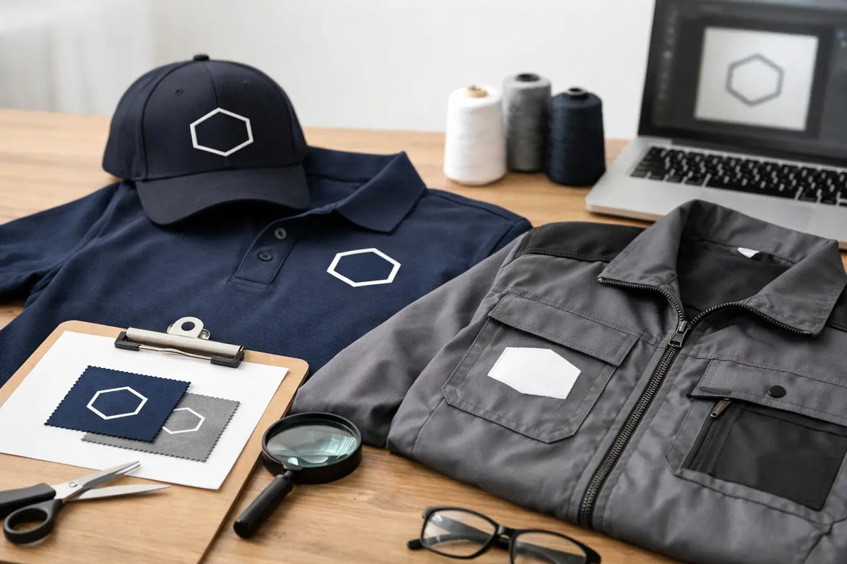 Free Workwear Logo Mock-Up Before You Order