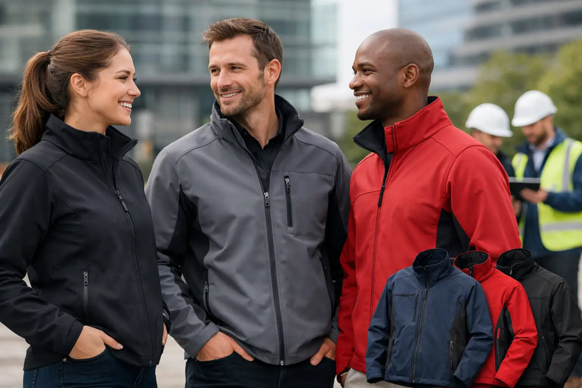 Custom Softshell Jackets for Smarter Team Workwear
