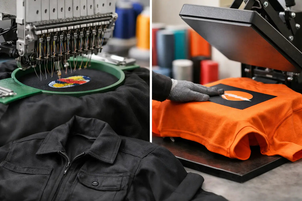 Embroidery vs Printing Workwear - Which Is Best?