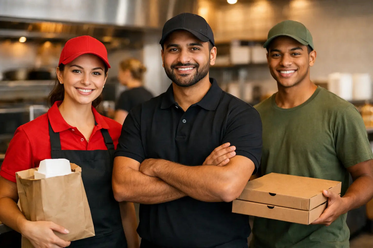 Personalised Takeaway Staff Uniforms That Work