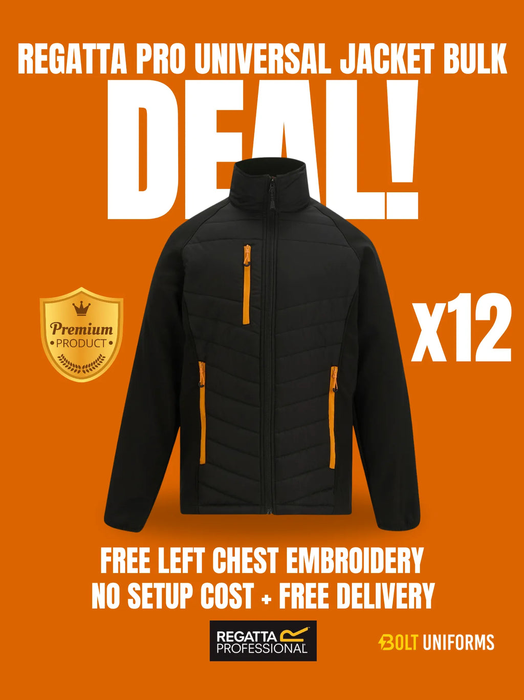 Regatta Pro Universal Jacket x12 Pack Bundle