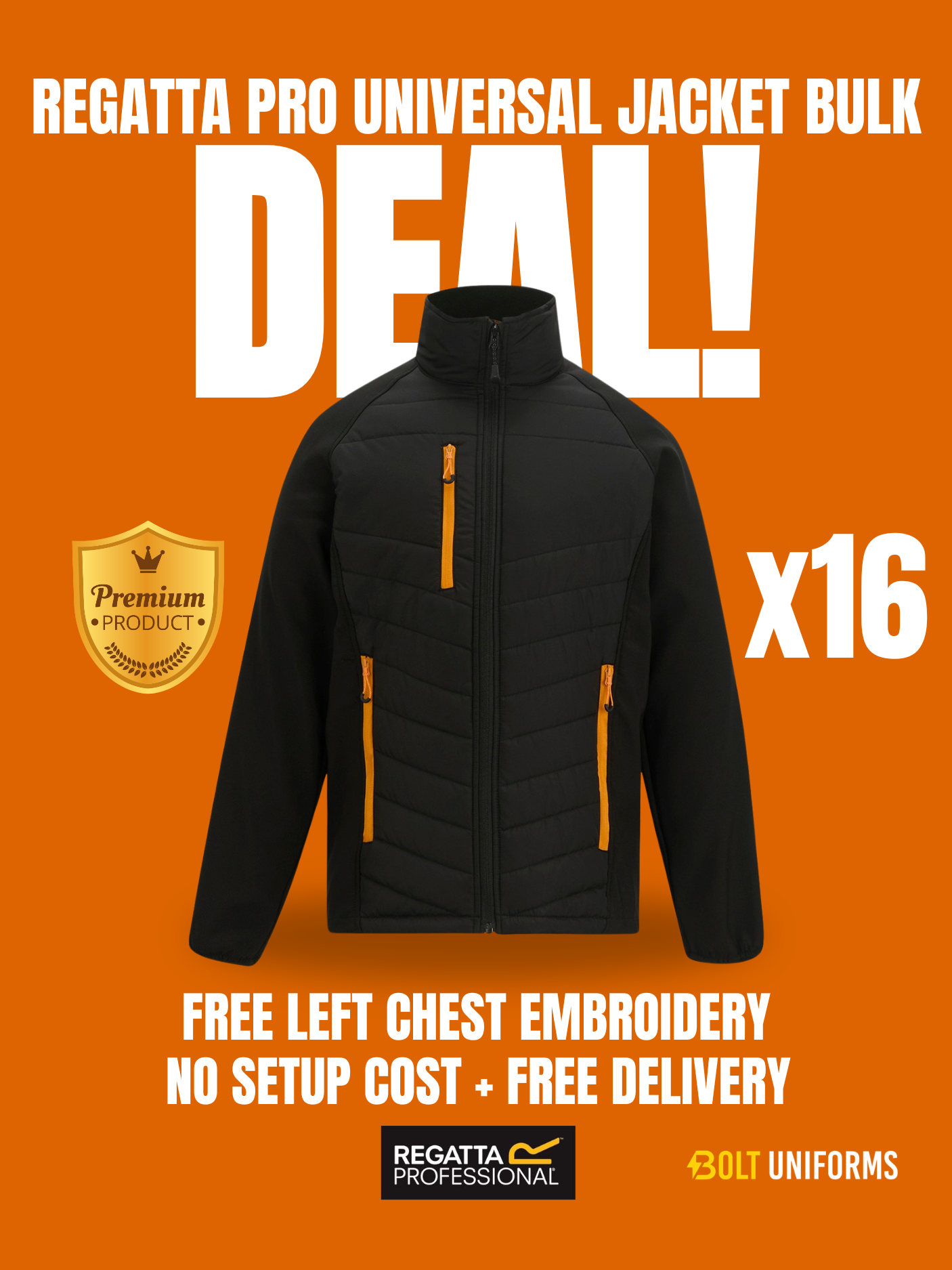 Regatta Pro Universal Jacket x16 Pack Bundle