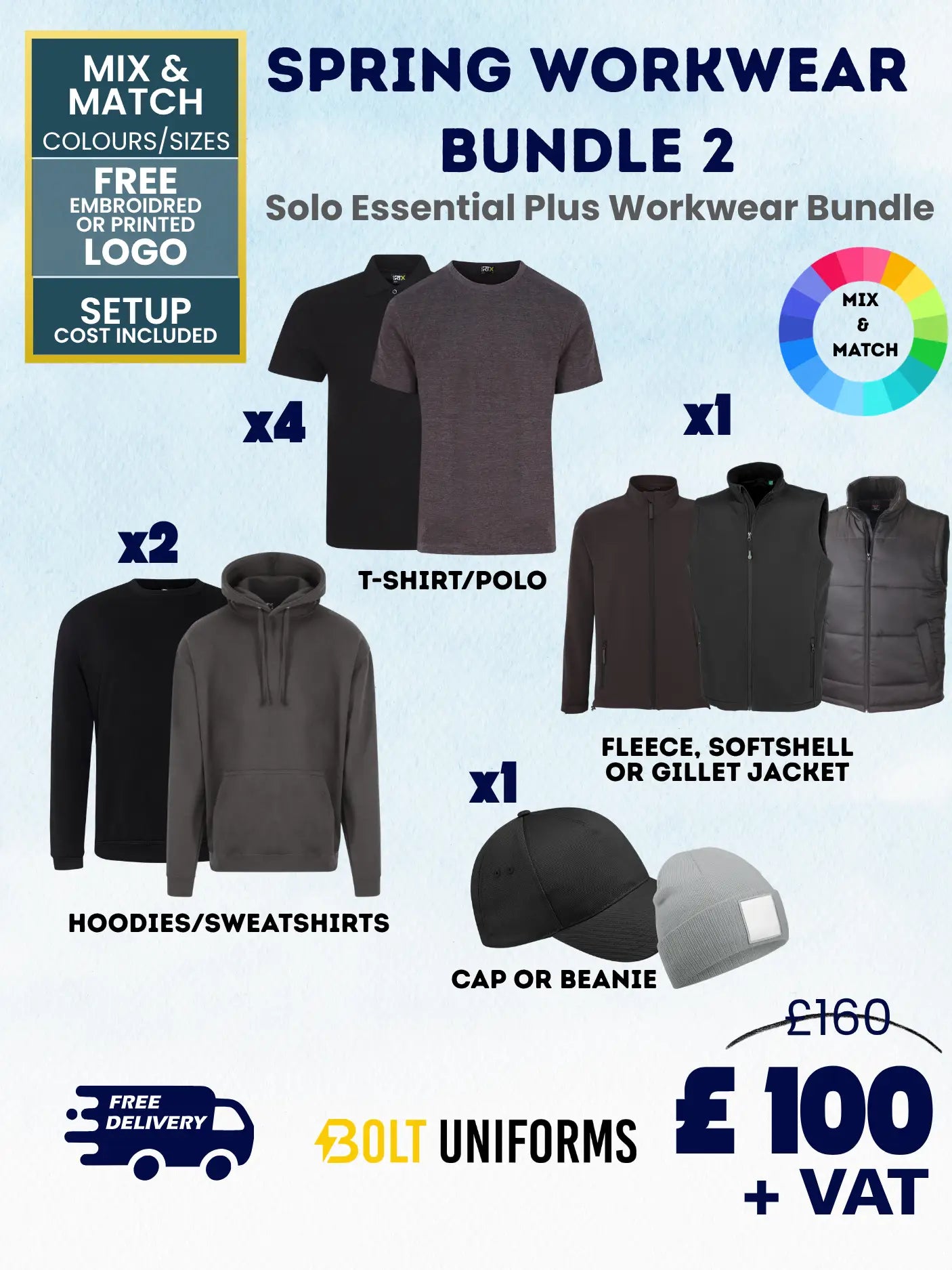 Spring Essential Plus Workwear Bundle