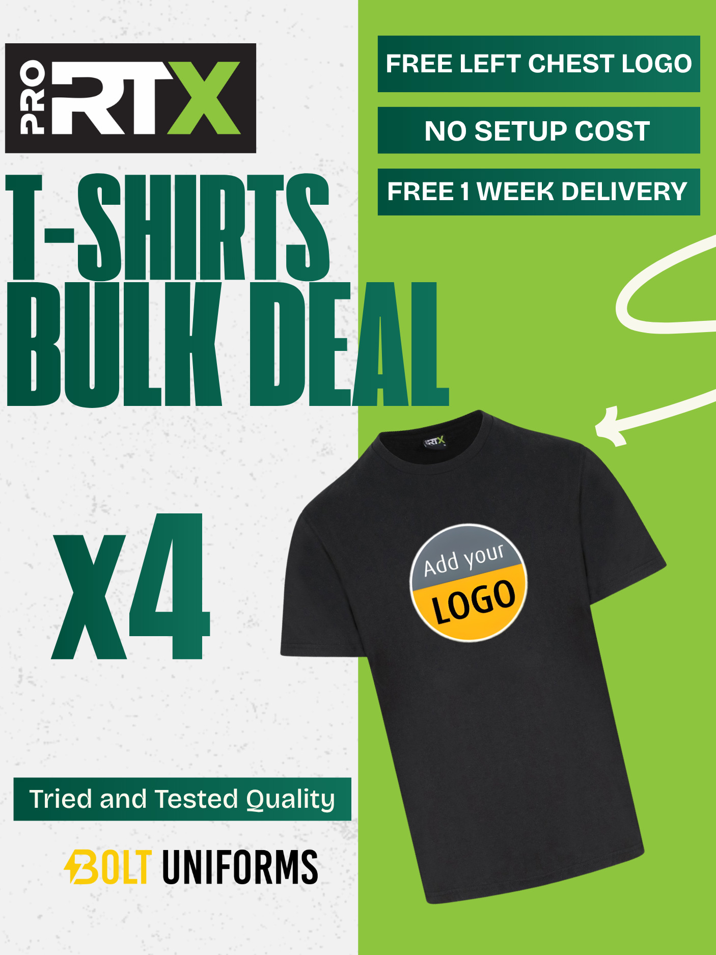 Pro RTX T-Shirt x4 Pack Bundle