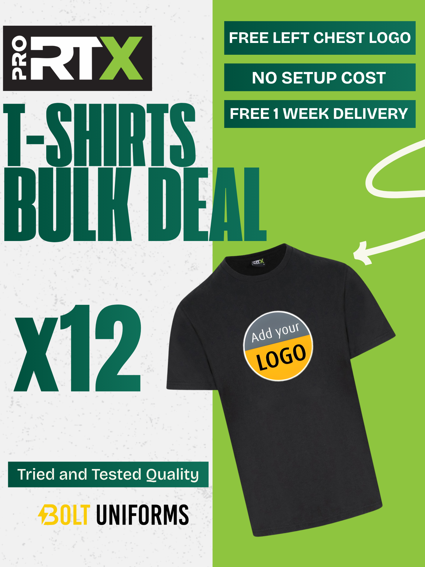 Pro RTX T-Shirt x12 Pack Bundle