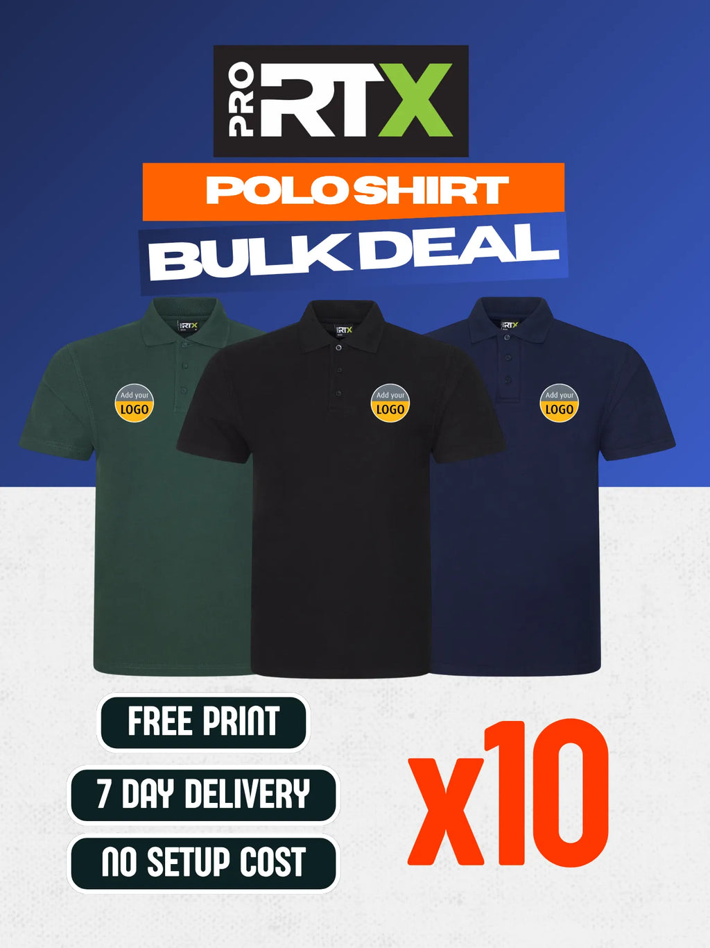 Pro RTX Pro Polo x10 Pack Bundle