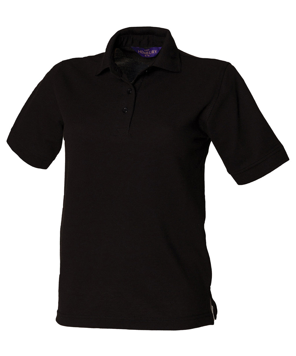 Women's 65/35 polo shirt — Black