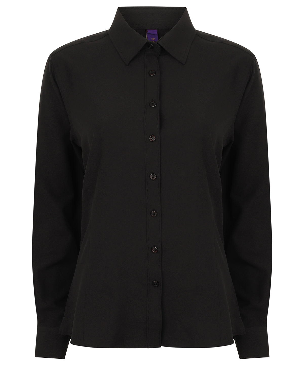 Women's wicking antibacterial long sleeve shirt — Black