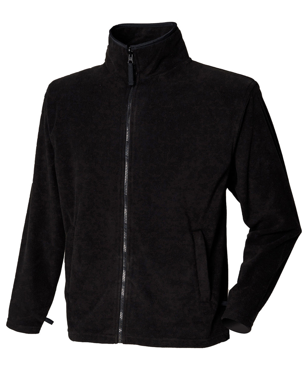 Microfleece jacket — Black*