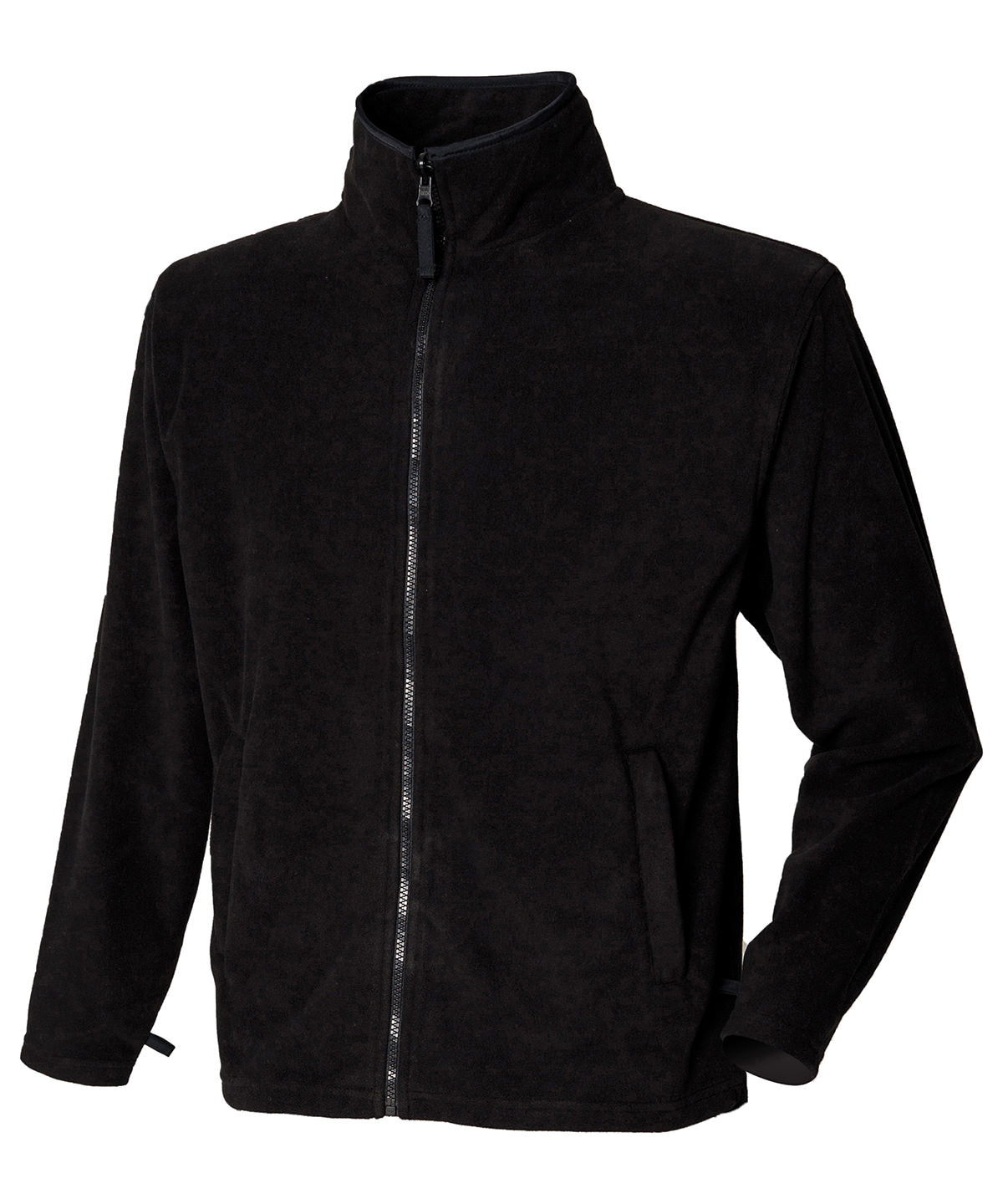 Microfleece jacket — Black*
