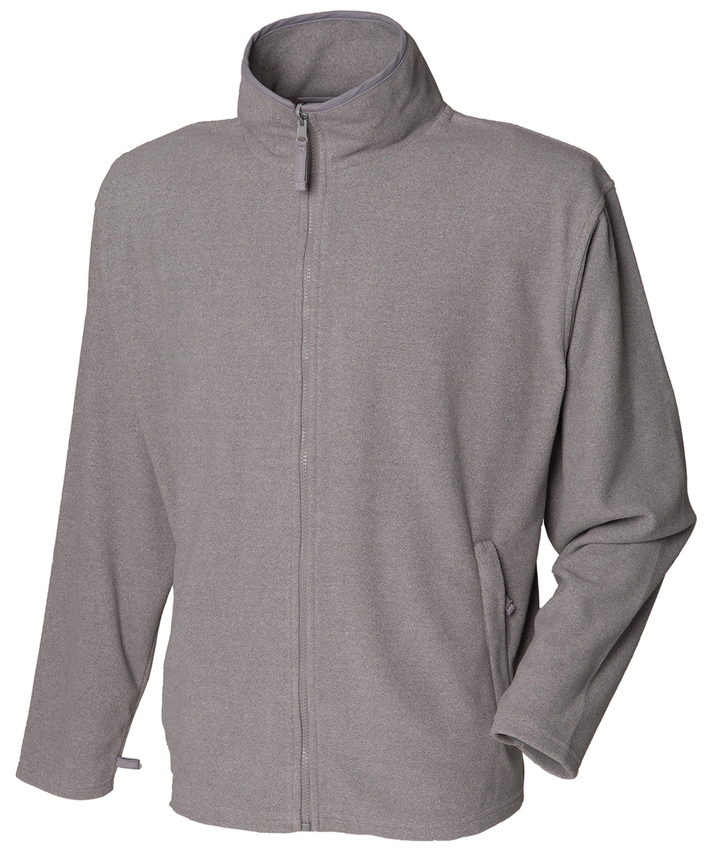Microfleece jacket — Heather Grey