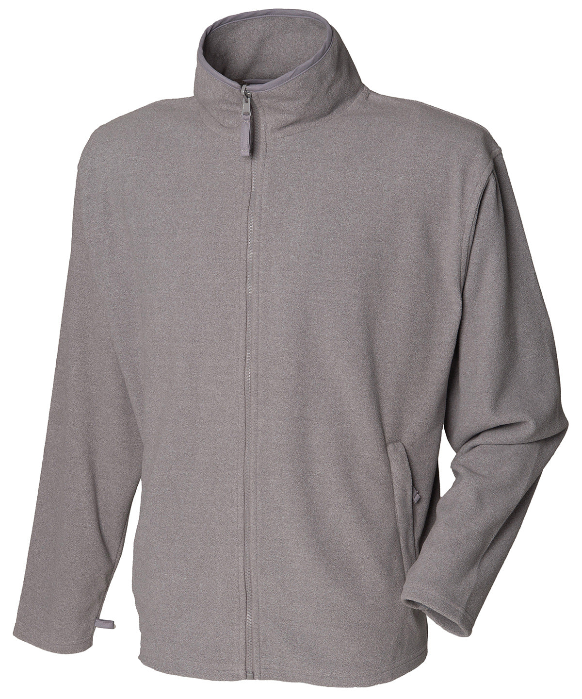 Microfleece jacket — Heather Grey