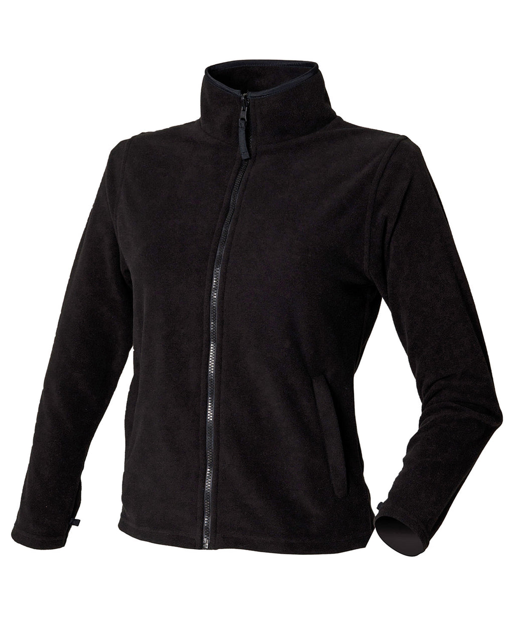 Women's microfleece jacket — Black