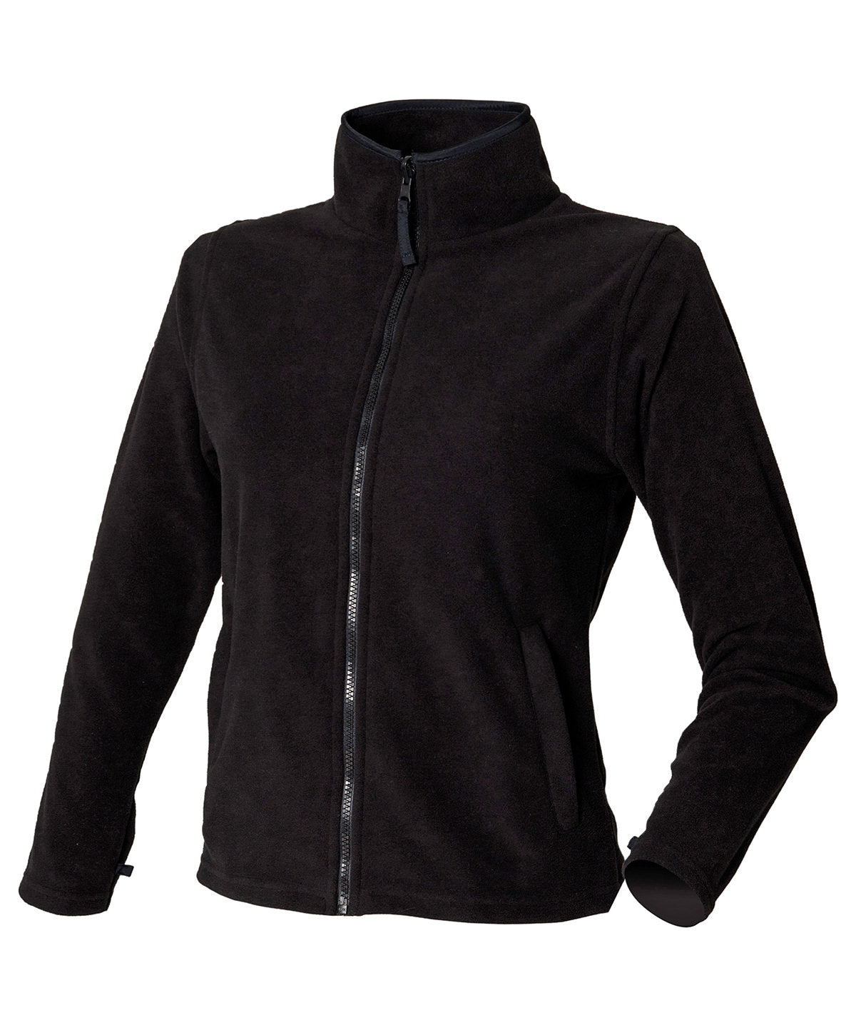 Women's microfleece jacket — Black