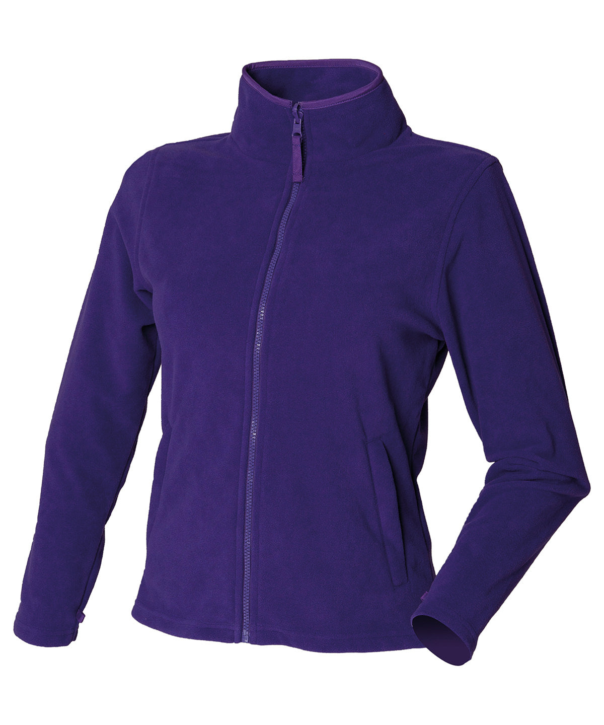 Women's microfleece jacket — Purple