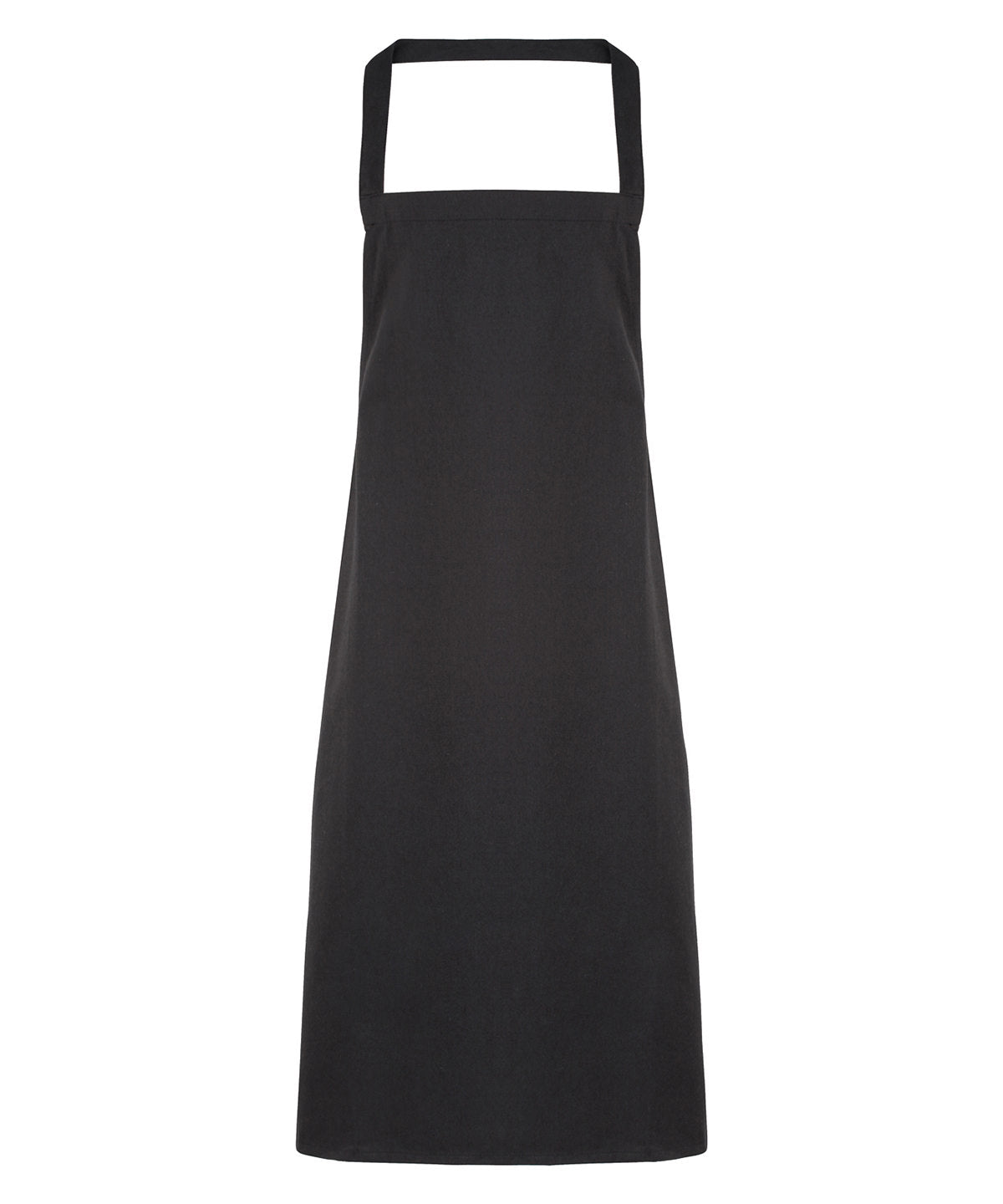 100% Organic Cotton Bib Apron — Black