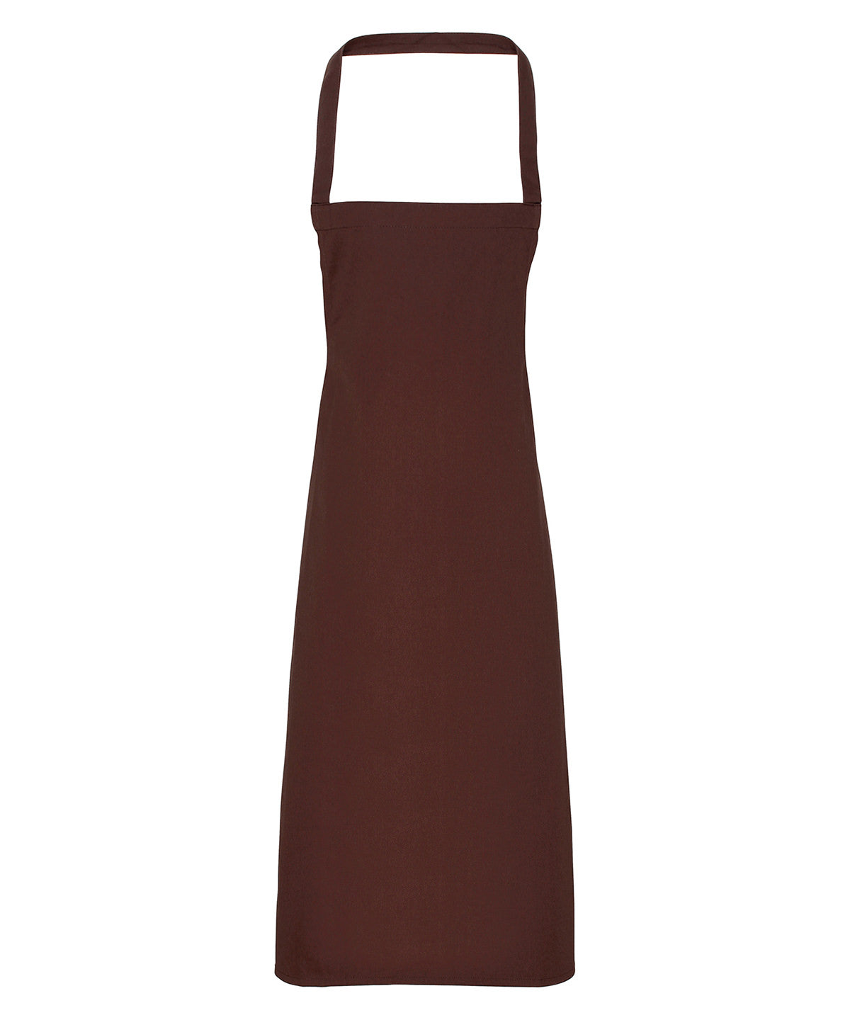 100% Organic Cotton Bib Apron — Brown