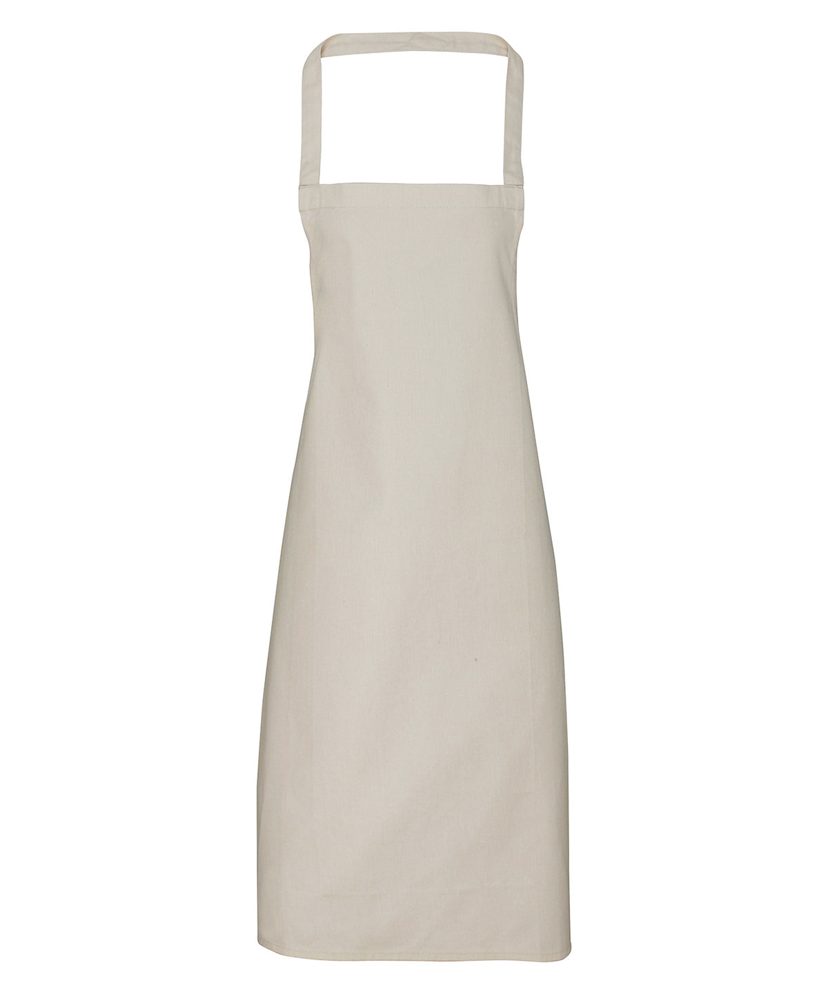 100% Organic Cotton Bib Apron — Natural