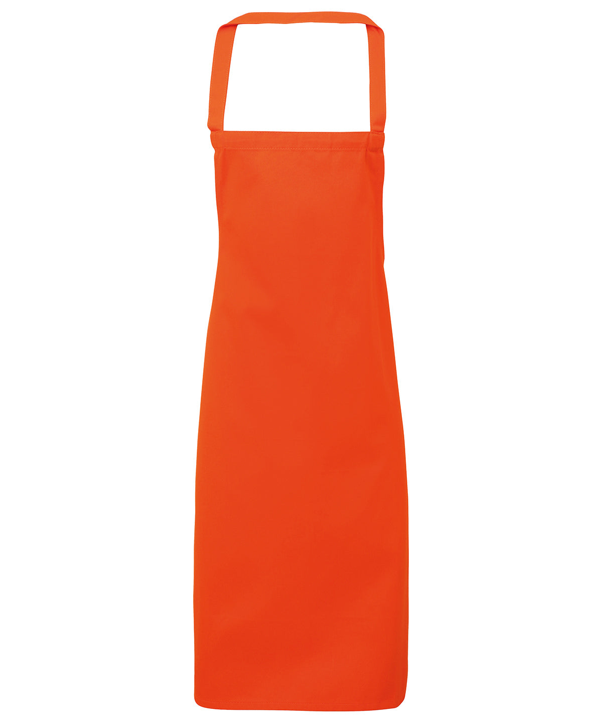 100% Organic Cotton Bib Apron — Orange