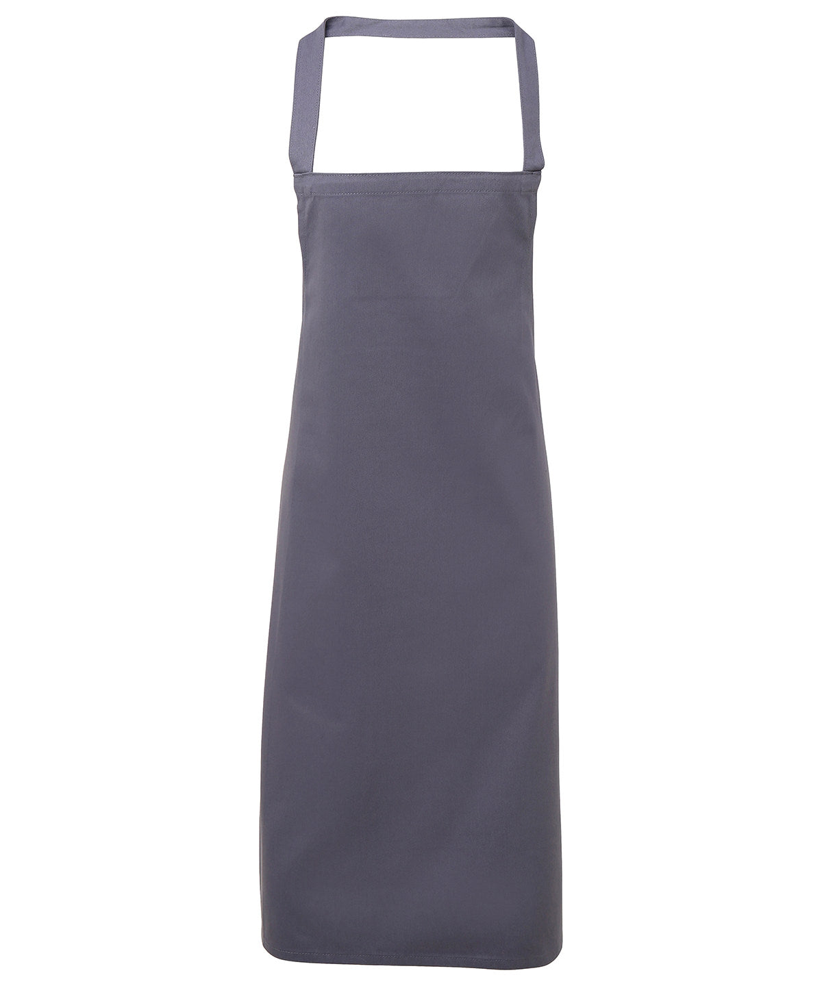 100% Organic Cotton Bib Apron — Steel