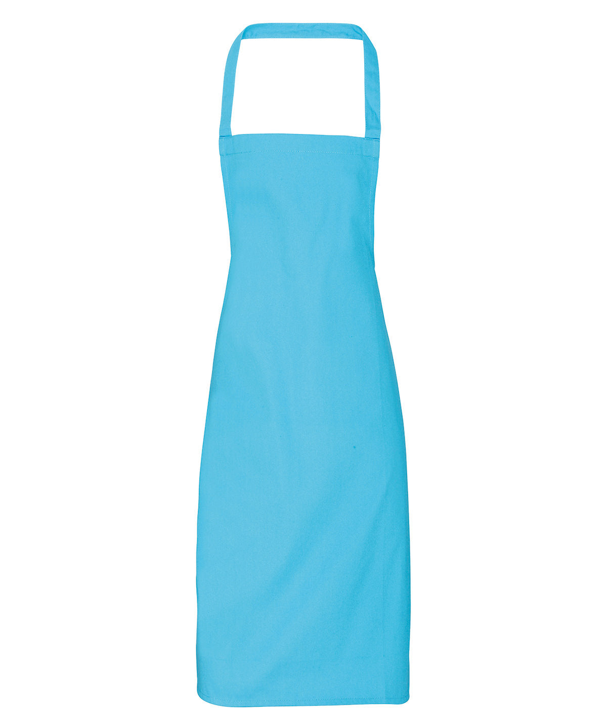 100% Organic Cotton Bib Apron — Turquoise