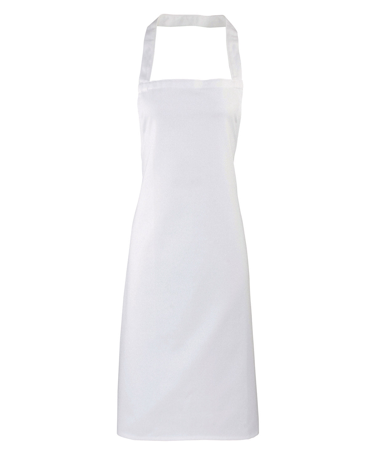 100% Organic Cotton Bib Apron — White