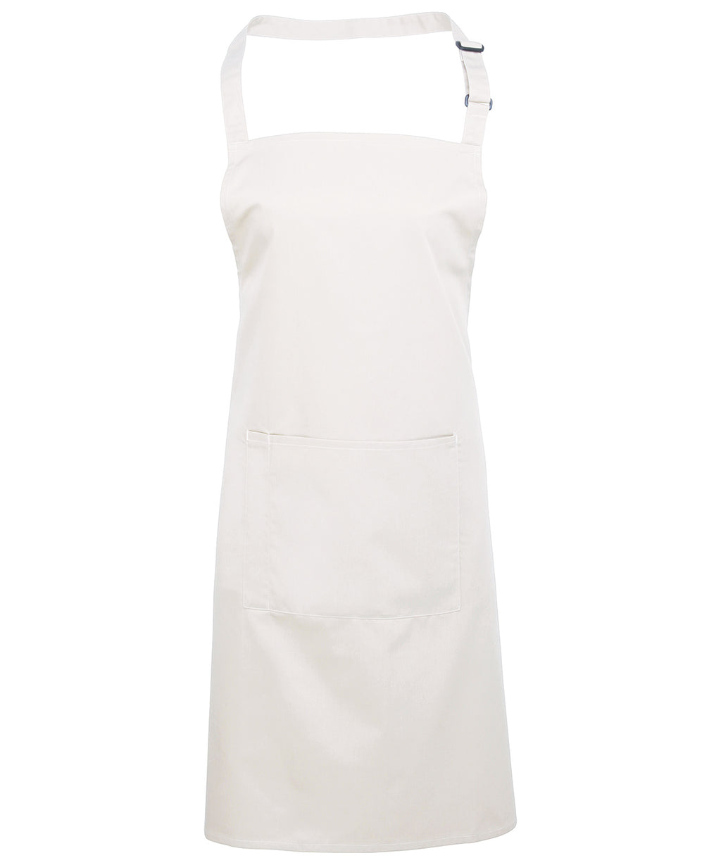 Colours bib apron with pocket (PR154)