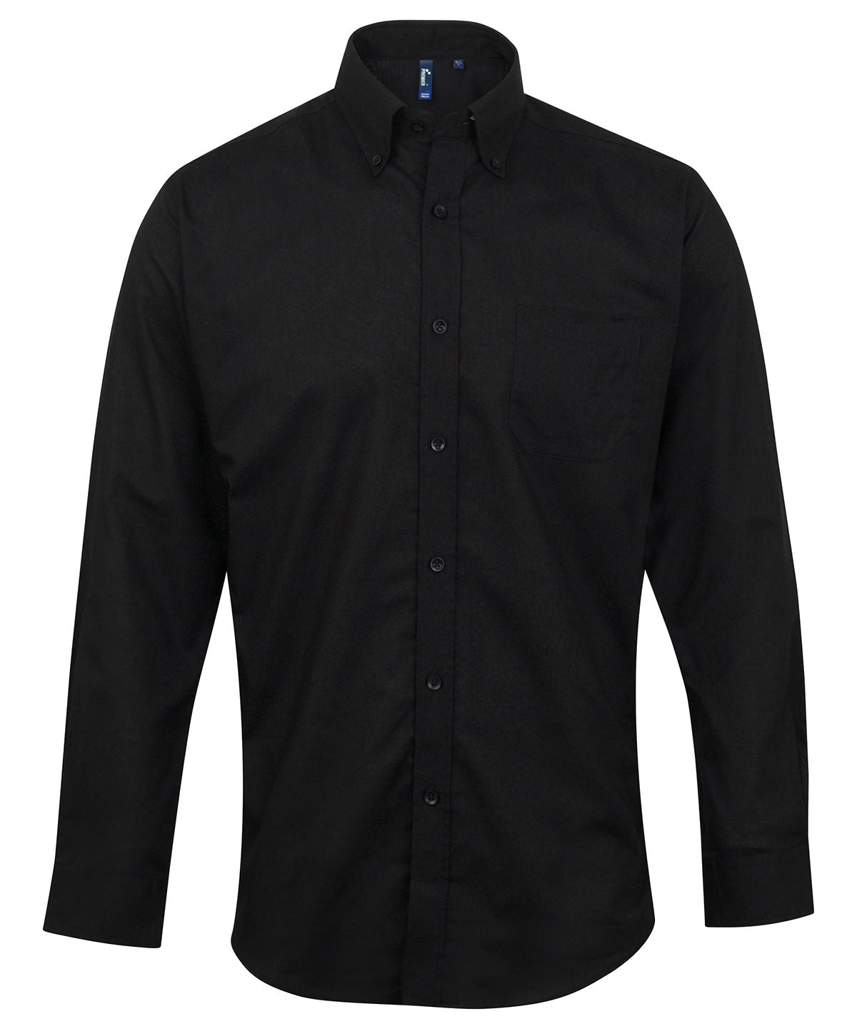 Signature Oxford long sleeve shirt — Black