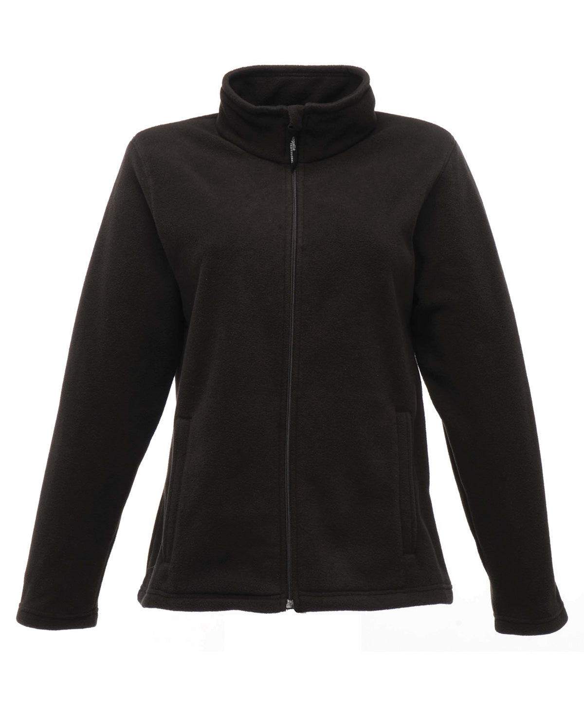 Women's full-zip microfleece — Black