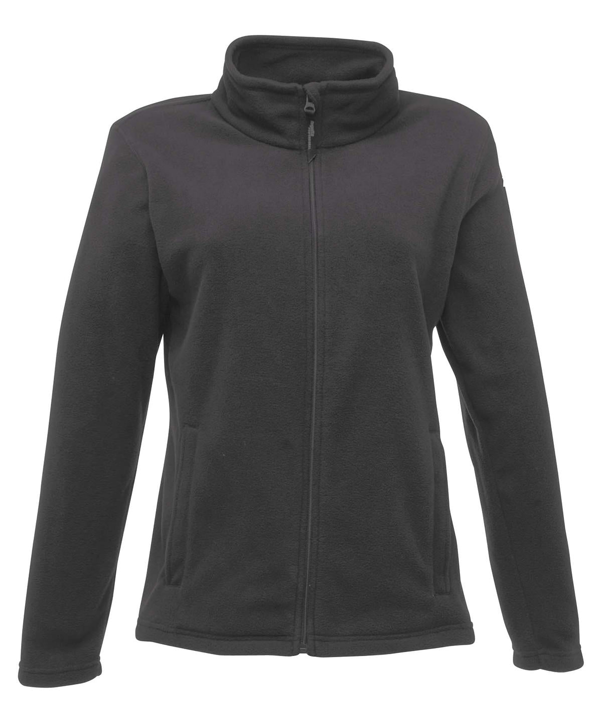 Women's full-zip microfleece — Seal Grey