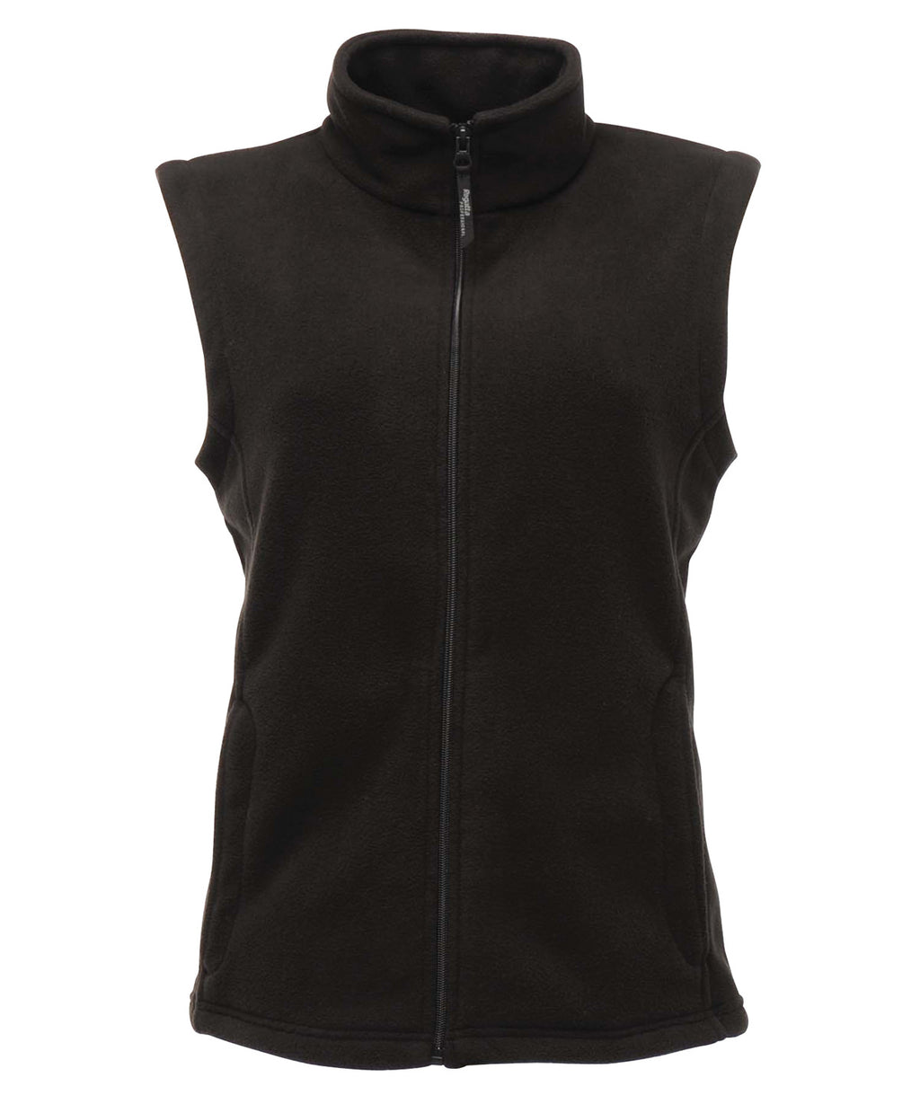 Women's microfleece bodywarmer — Black