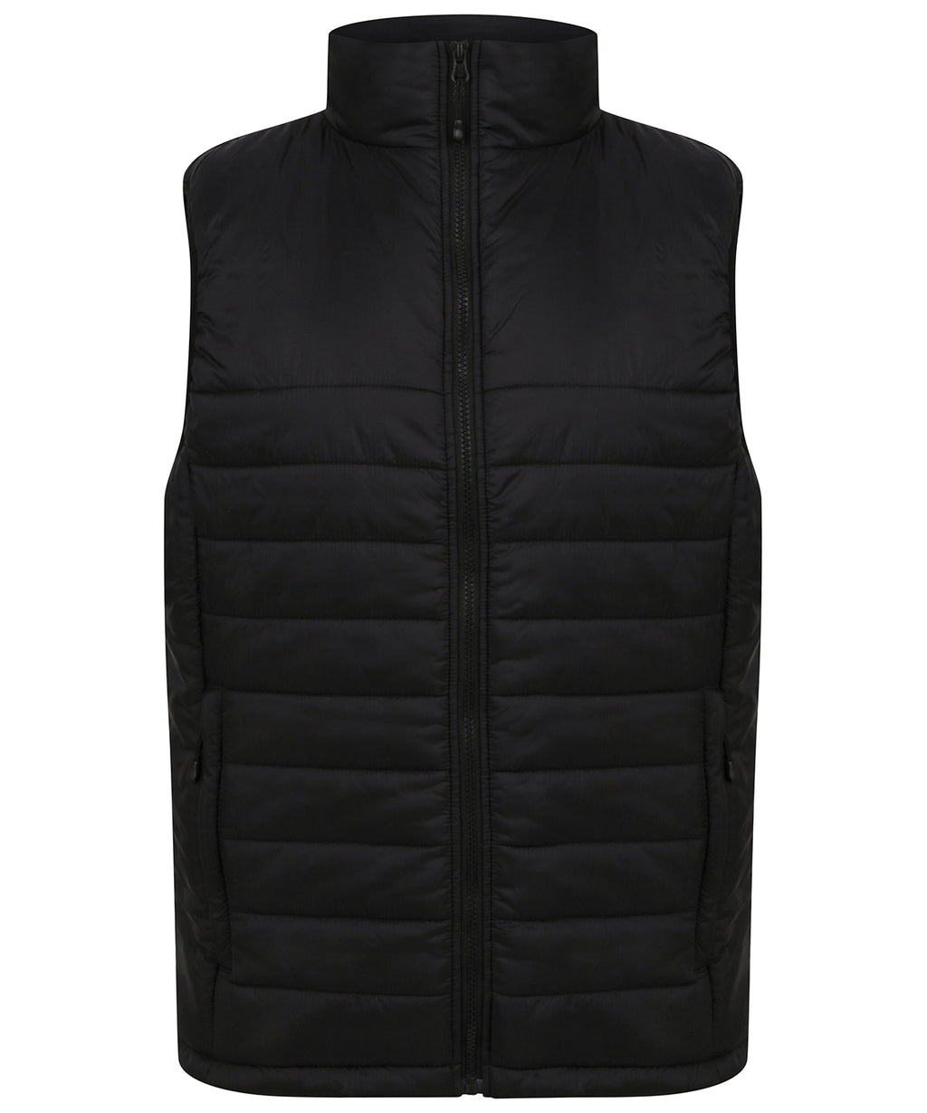 Unisex padded gilet — Black