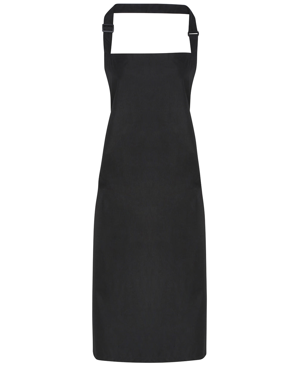 Waterproof bib apron — Black