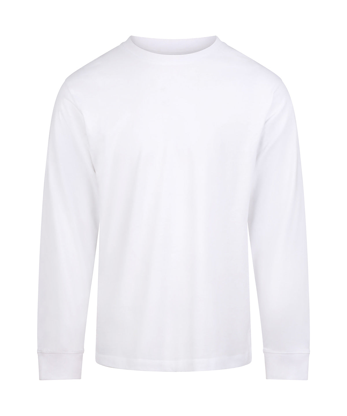 AWDis 180 long sleeve T — Arctic White