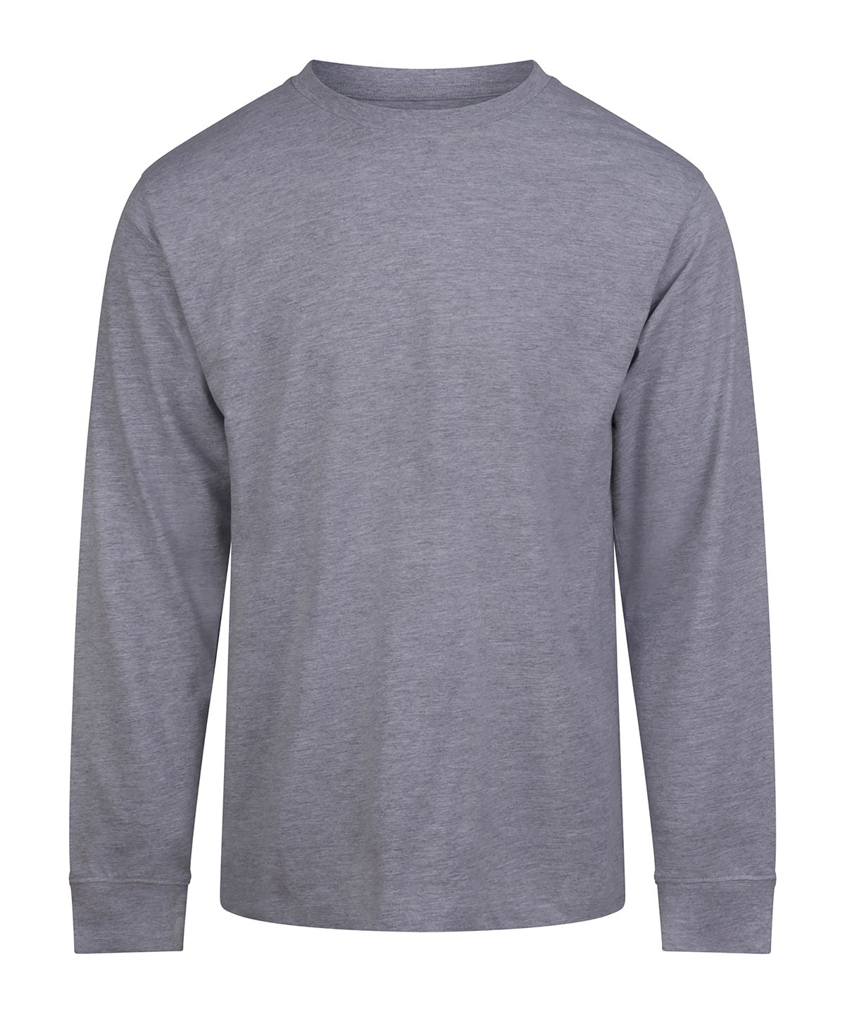 AWDis 180 long sleeve T — Heather Grey