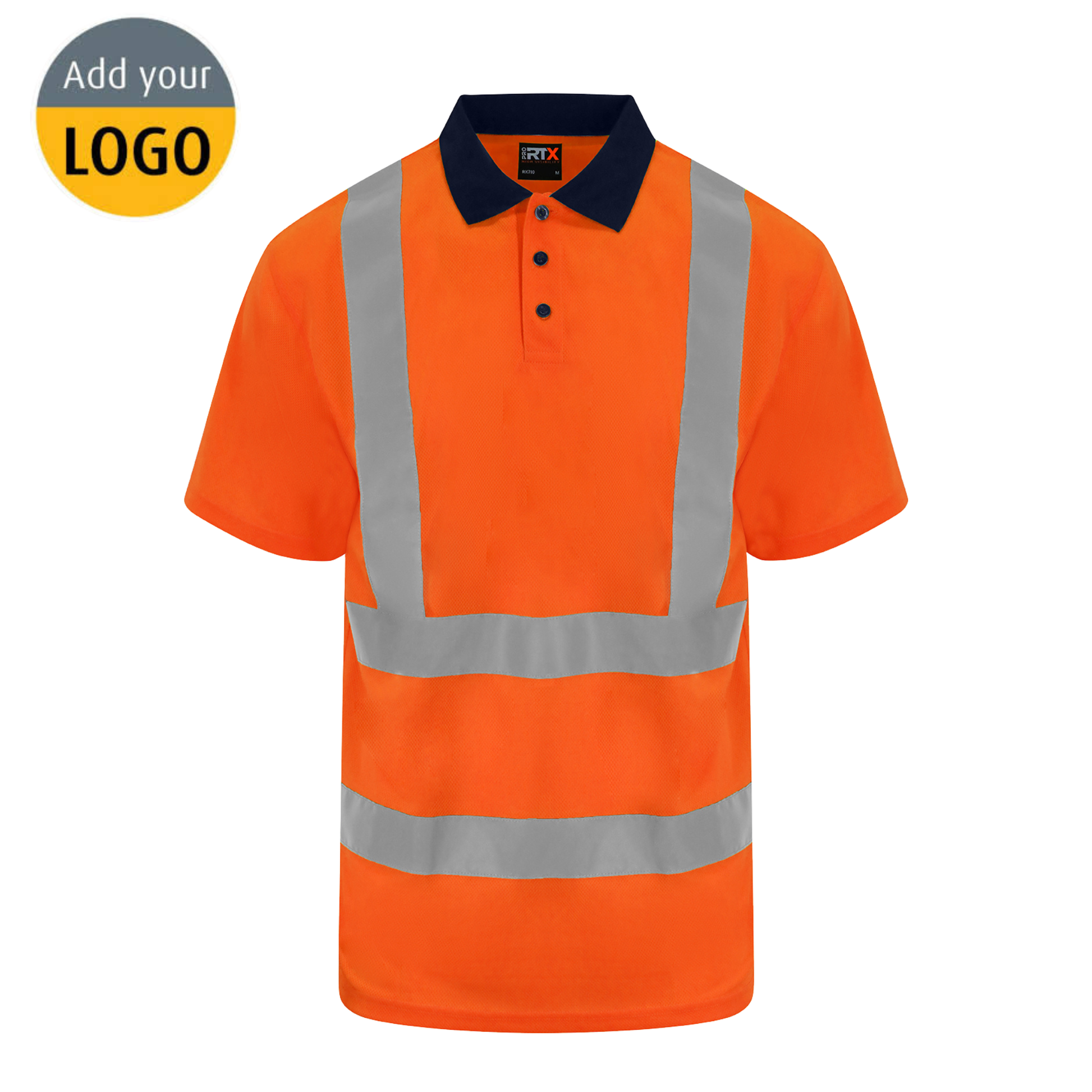 High visibility polo