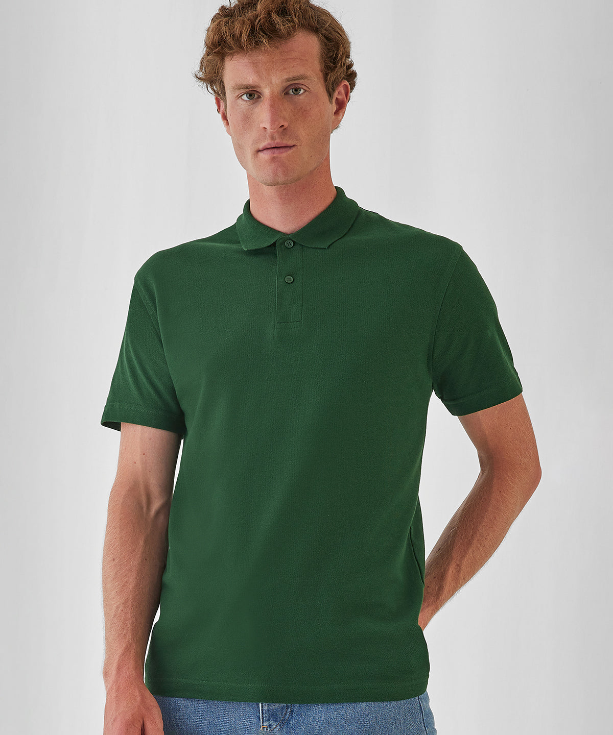 B&C ID.001 polo — lifestyle