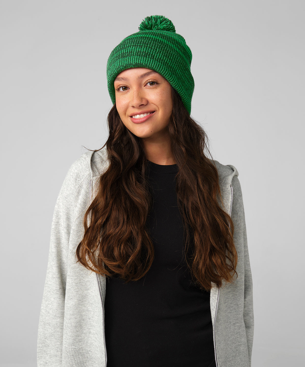 Team stripe beanie — lifestyle