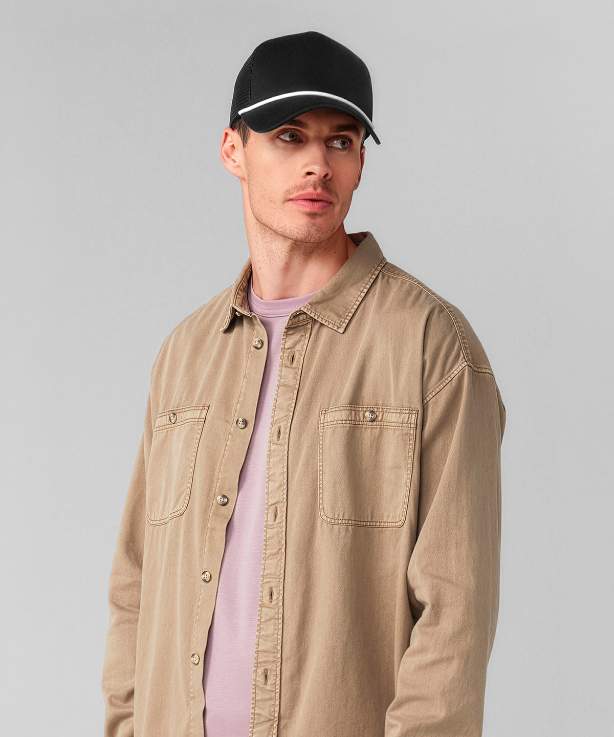 5-panel rope trucker — lifestyle