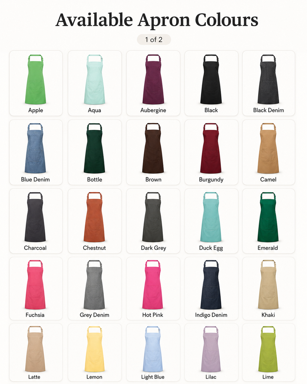 Premier Apron x10 Bulk Deal