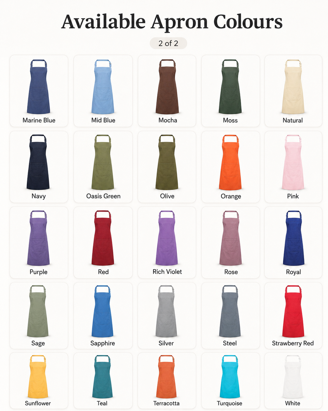 Premier Apron x10 Bulk Deal
