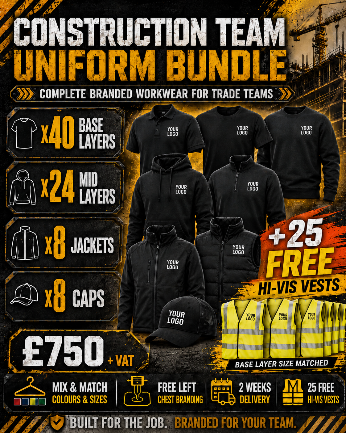 Construction Team Uniform Bundle