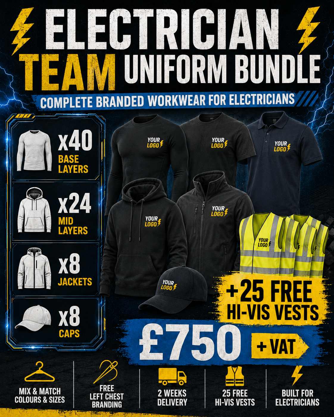 Electricians Team Uniform Bundle