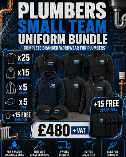Plumbers Small Team Uniform Bundle main image