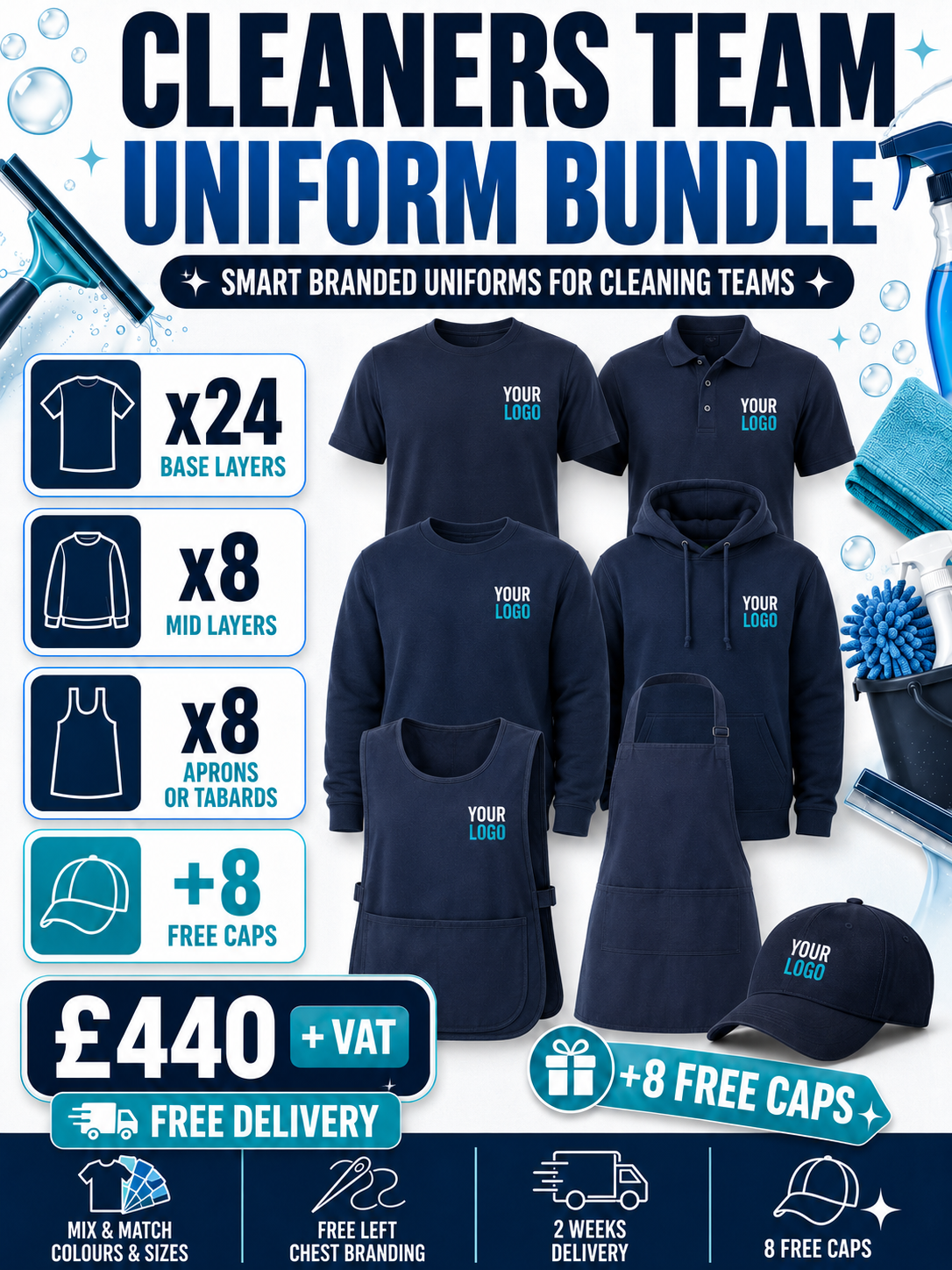 Cleaning Team Uniform Bundle main image