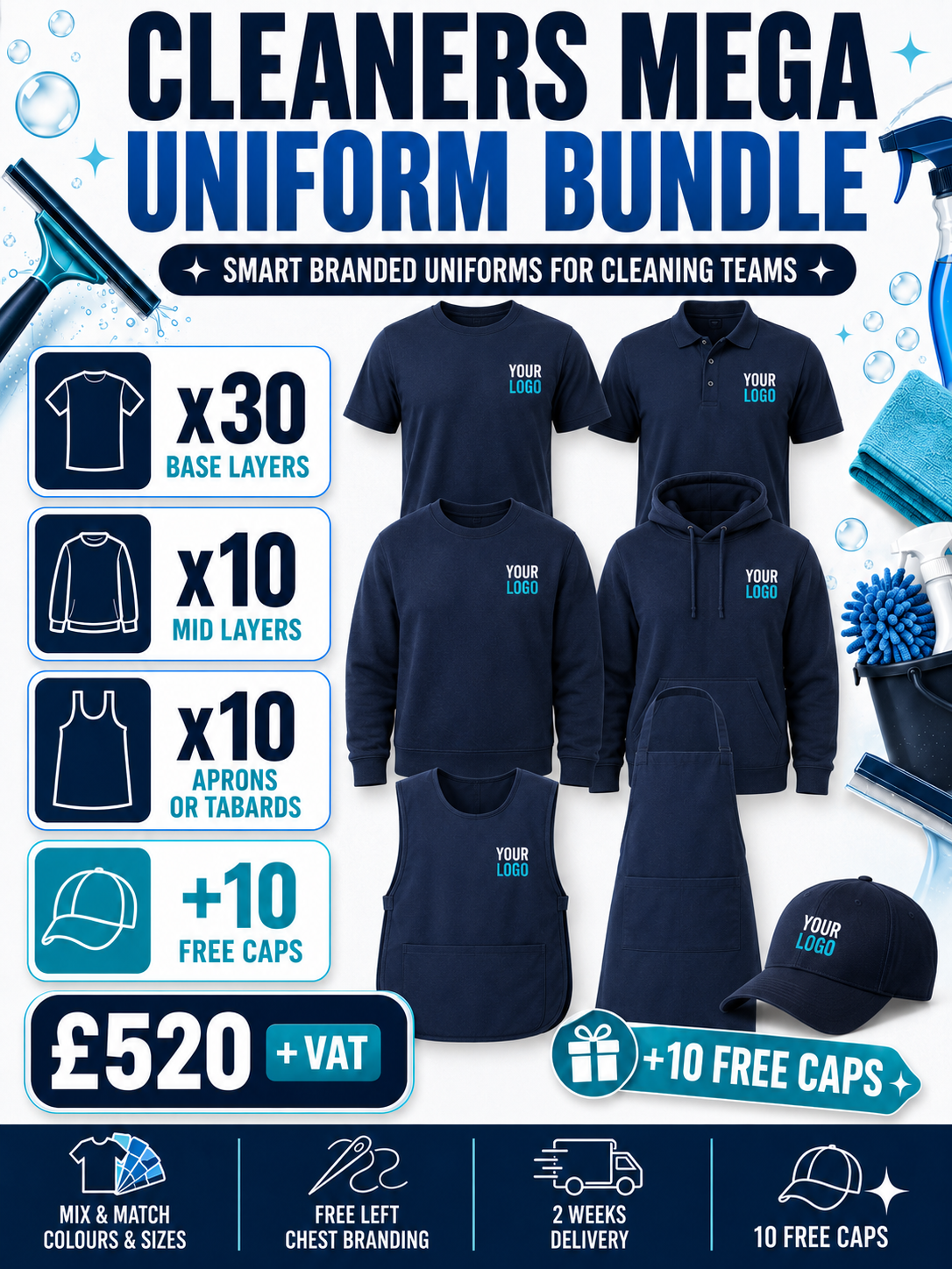 Cleaning Mega Uniform Bundle main image